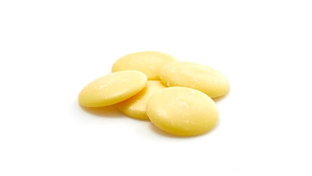 Yupik Organic Cocoa Butter Wafers, 2.2 Lb (35.2 Oz), Vegan, Gluten-Free, Gmo-Free, Dairy-Free, Kosher, Pure Cocoa Butter, No Add