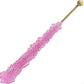 Classic Rock Candy Sticks, Sugar Rock Crystal Lollipops, Individually Wrapped (Pack Of 12, Pink Cherry)