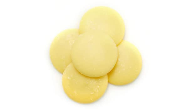 Yupik Organic Cocoa Butter Wafers, 2.2 Lb (35.2 Oz), Vegan, Gluten-Free, Gmo-Free, Dairy-Free, Kosher, Pure Cocoa Butter, No Add