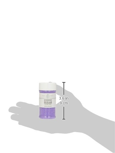 India Tree Lavender Pastel Sanding Sugar, 3.5 Oz
