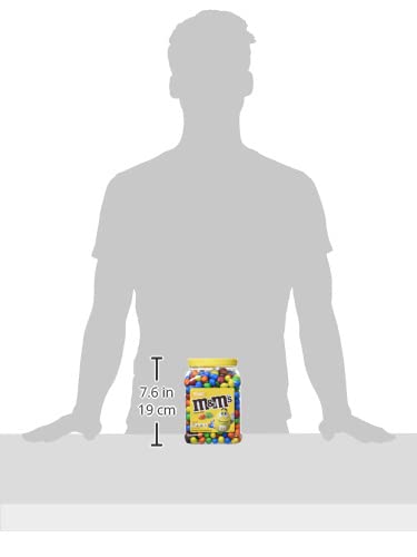 M&M'S Candies, Peanut Chocolate, 62 Ounce Jar, Pack Of 1