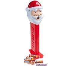 Santa Claus Pez Candy Dispenser With 2 Refills