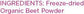 KOYAH - Organic USA Grown Beet Powder (1 Scoop = 1/2 Beet): 30 Servings, Freeze-Dried Beetroot, Whole-Root Powder, Add to Water,
