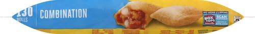 Totinos Pizza Rolls, Combination Flavored, Frozen Snacks, 130 Rolls, 63.5 oz
