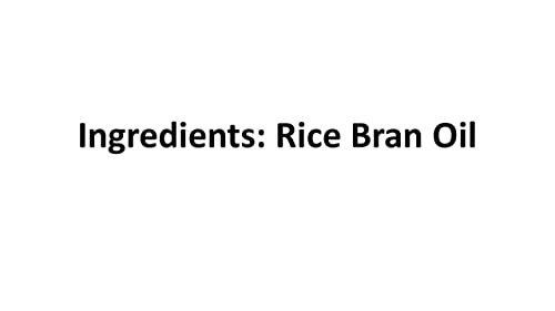Gamma One Rice Bran Oil, Natural, 1 Liter (33.8 Fl Oz)