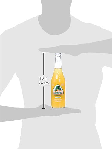 Jarritos Mango Soda, 12.5 Fl Oz, Model FEFM317, Refreshing Flavored Beverage