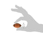 Lucks Dec-Ons Decorations Molded Sugar/Cup-Cake Topper  Football  1.125 Inch  264 Count