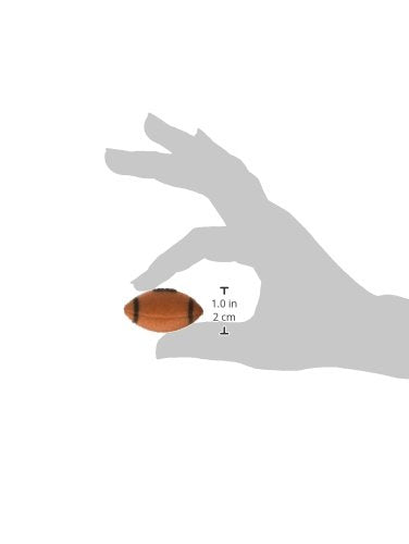 Lucks Dec-Ons Decorations Molded Sugar/Cup-Cake Topper  Football  1.125 Inch  264 Count