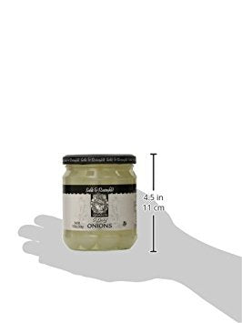Sable & Rosenfeld Tipsy Cocktail Onions - Pickled Silverskin Onions, 10.9 oz, Kosher Parve, Ideal for Cocktails and Appetizers