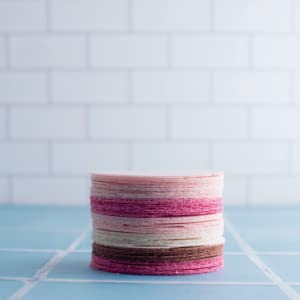 Ra  ces del Huerto. Amaranth Wafers Thins - Low calorie Snack. (6 Pack, Strawberry)