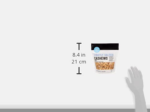 Happy Belly Roasted & Lightly Salted Cashews, 16 Ounce, Pack of 1