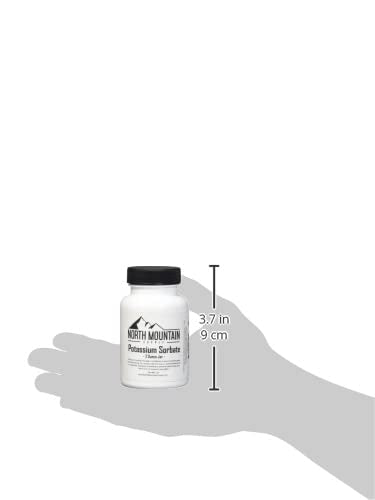 North Mountain Supply Potassium Sorbate Stabilizer - 2 Ounce Jar - Food Grade - Model Sorbate-2oz