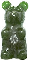 The gummy Bear guy Worlds Largest gummy Bear (green Apple)