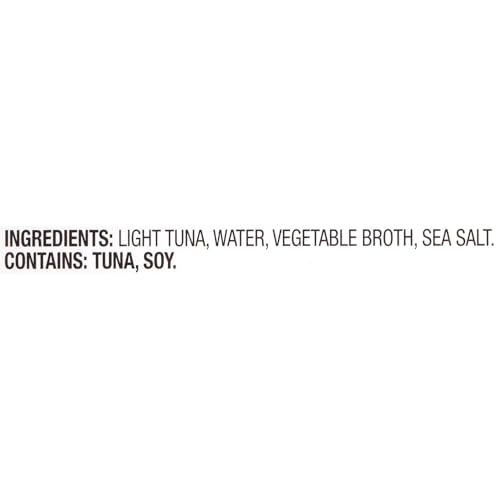 Bumble Bee Chunk Light Tuna In Water, 12 Oz Can - Wild Caught Skipjack Tuna - 17G Protein Per Serving - Msc Certified Sustainable Seafood, Non-Gmo, Gluten Free, Kosher