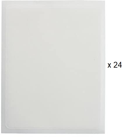 Oasis Supply Ultra Premium, Pliable, Non Cracking Icings Sheets, White (8.5'' X 11.5'', 24), Made In The Usa