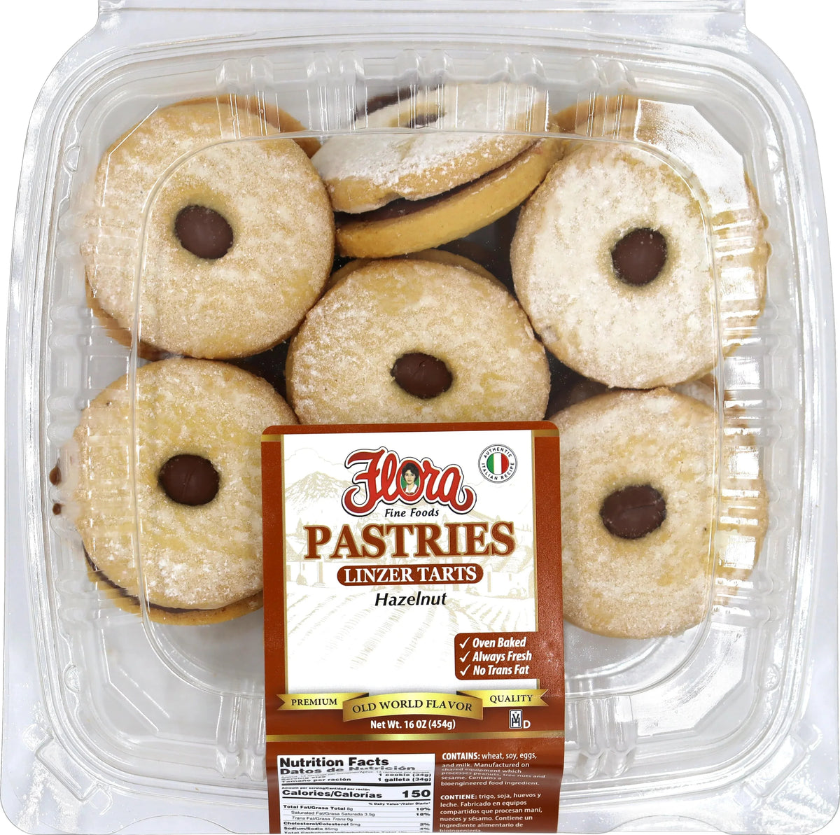 Linzer Tarts - Hazelnut - 16 oz