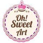 Oh! Sweet Art Edible Glitter Gold Stars 0.04 Ounce Oz. Use To Cakes, Cupcakes, Flakes, Cookies