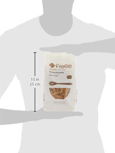 Freee Gluten Free Organic Brown Rice Penne Pasta | Italian Penne Rigate With Traditional Flavor & Texture | Vegan & Kosher | Mad