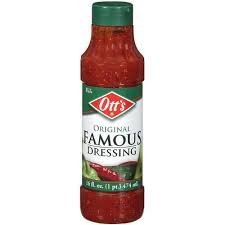 Ott's Salad Original Dressing 16oz Bottle (Pack of 3) Choose Flavor Below (Famous)