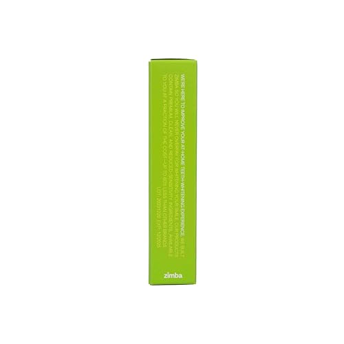 Zimba Coconut Flavored Teeth Whitening Strips, Vegan, Enamel Safe, 14 Day Treatment, 1 Count