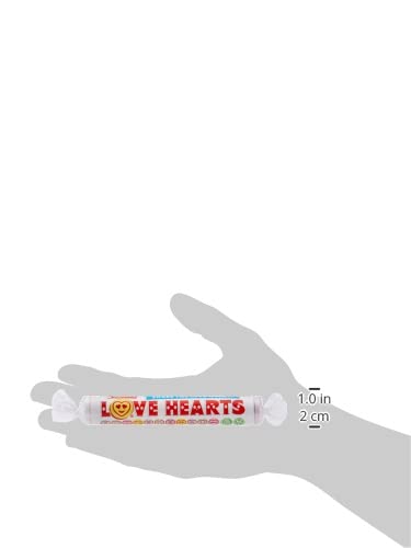 Swizzels Matlow Giant Love Hearts 39 G (Pack Of 24)