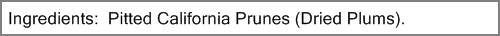 Sunsweet Naturals - Organic D'Noir Prunes Pitted - 7 oz.