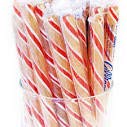 Peppermint Candy Sticks - Box Of 80 Candy Sticks Individually Wrapped - Carefully Packaged By Snackadilly
