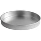 Round Straight-Sided Aluminum Cake Pans - 3" high - Choose Diameter from 3" to 16"