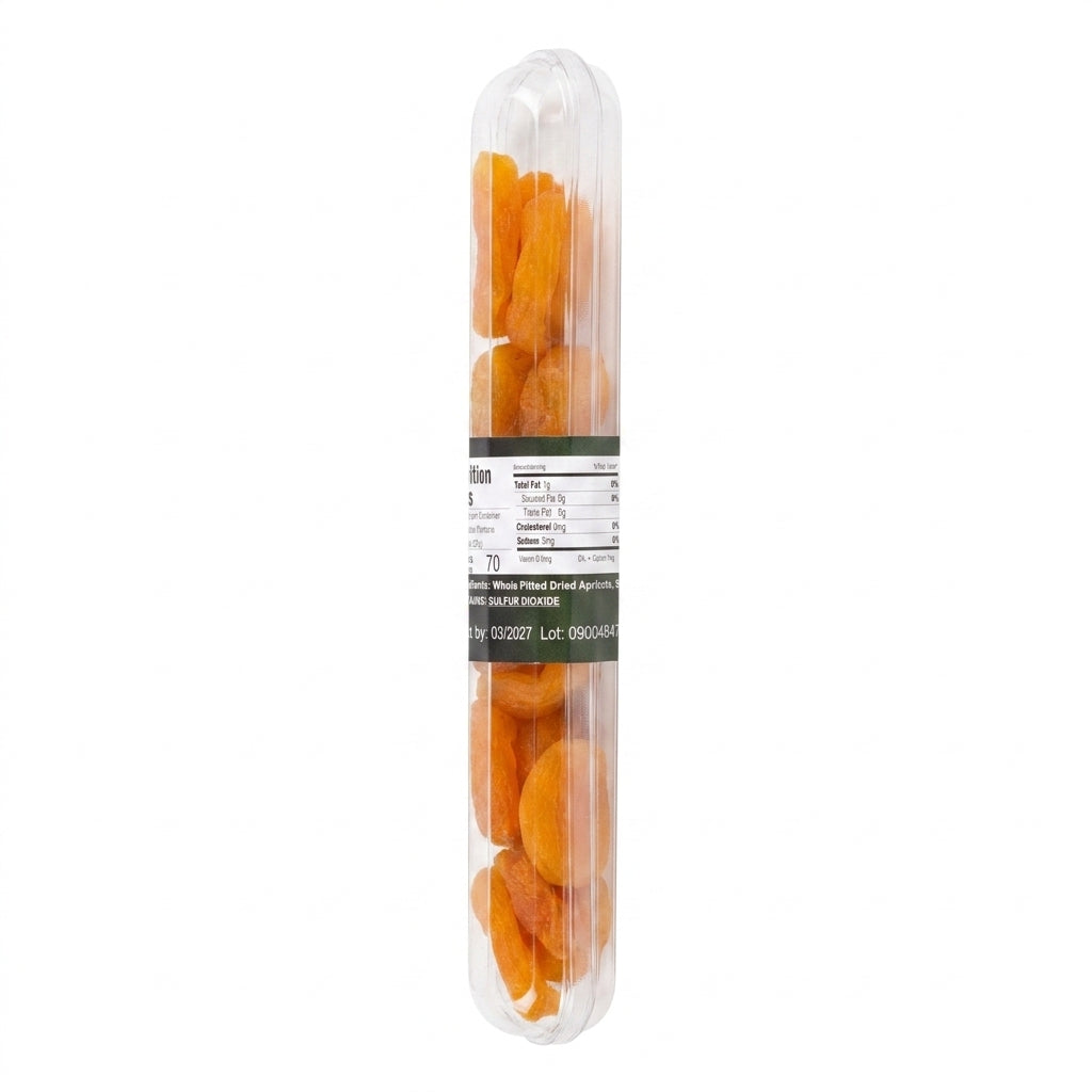 Baraka Whole Pitted Dried Apricot 7.05 oz - Premium Turkish Apricots
