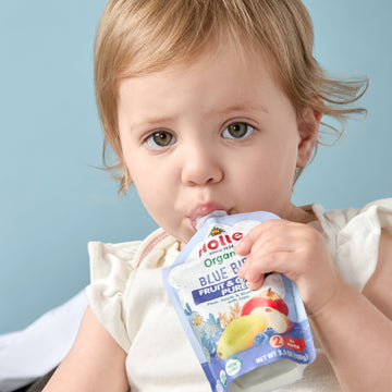 Holle Organic Blue Bird - Fruit & Grain Purée Pouches