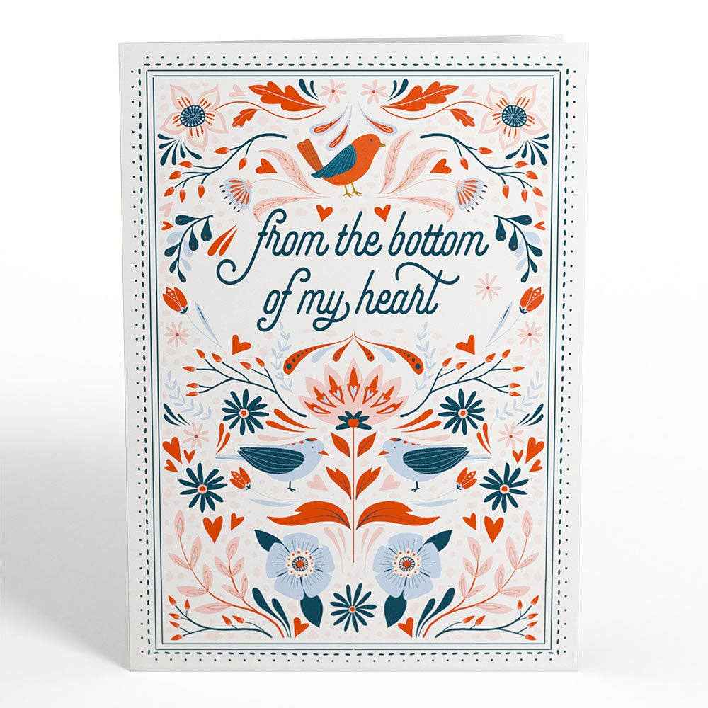Heartfelt Thank You 5x7" Pop-Up Card