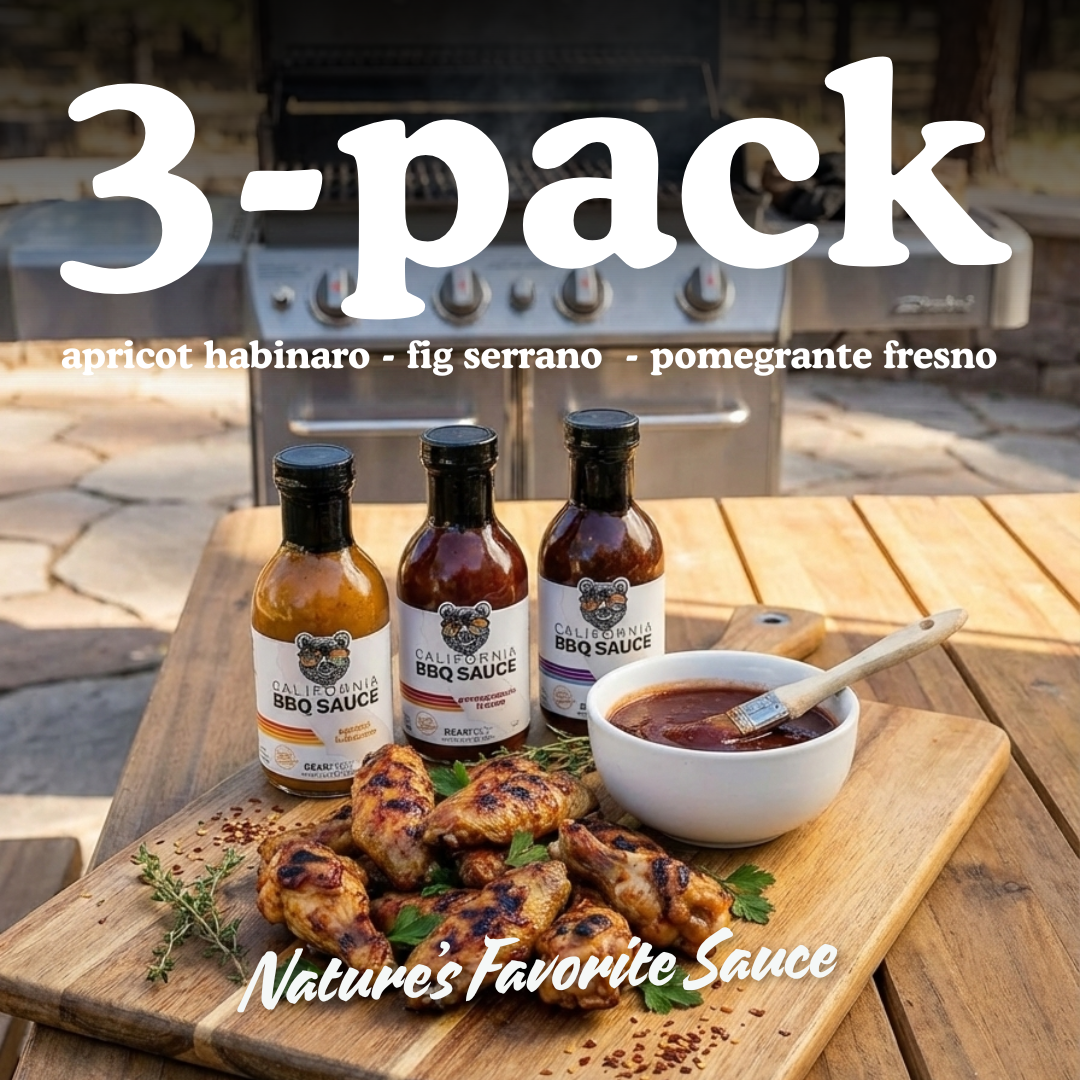 Bearfoot BBQ Sauce 3-Pack