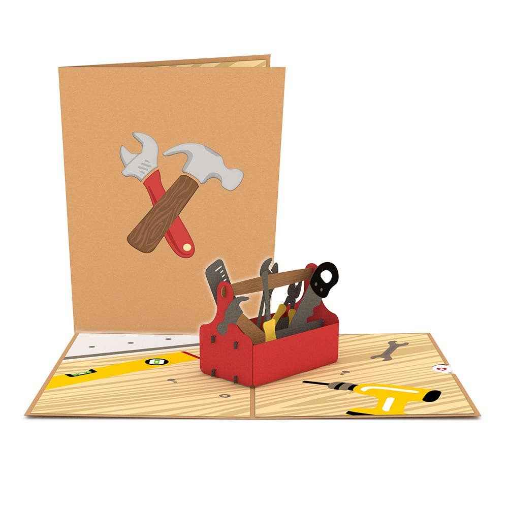 Toolbox 5''x7'' Card, Pop-Up Cards, Everyday Pop-up card