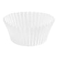 White Fluted Baking Cups - Standard Size 2" x 1 1/4"