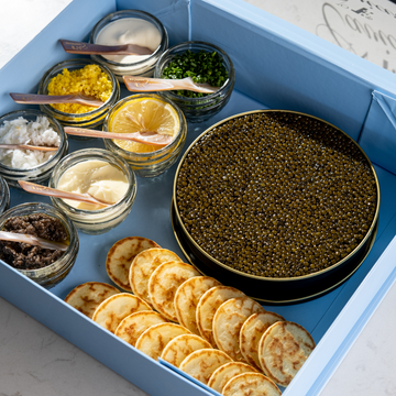 The Complete Caviar Set 250g of Osetra Classic