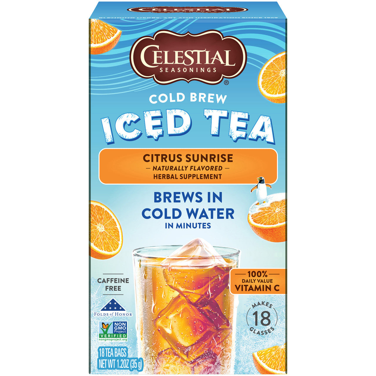 CS CLD BRW ICE T CITRUS ( 6 X 18 BAG  )