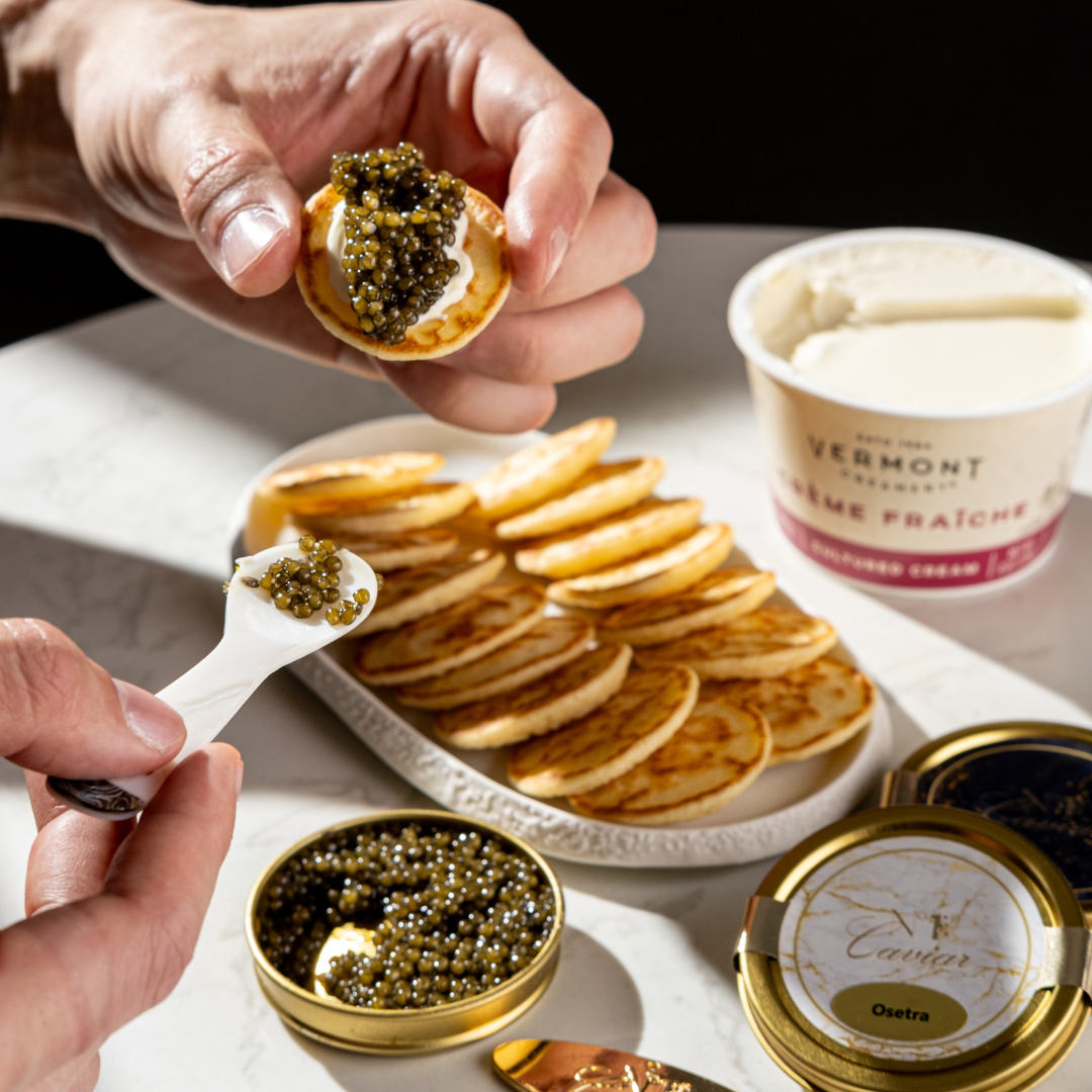 The Complete Caviar Set 125g of Kaluga Classic