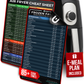 Magnetic Air Fryer Cheat Sheet Set