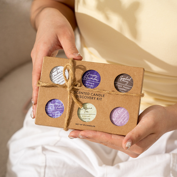 12 Premium Perfume-Infused Scented Candles with Essential Oils, Natural Soy Wax, and Long-Lasting Fragrance, Gift Set and Sample Pack Soy Wax Candles for Home Décor and Aromatherapy Ambience