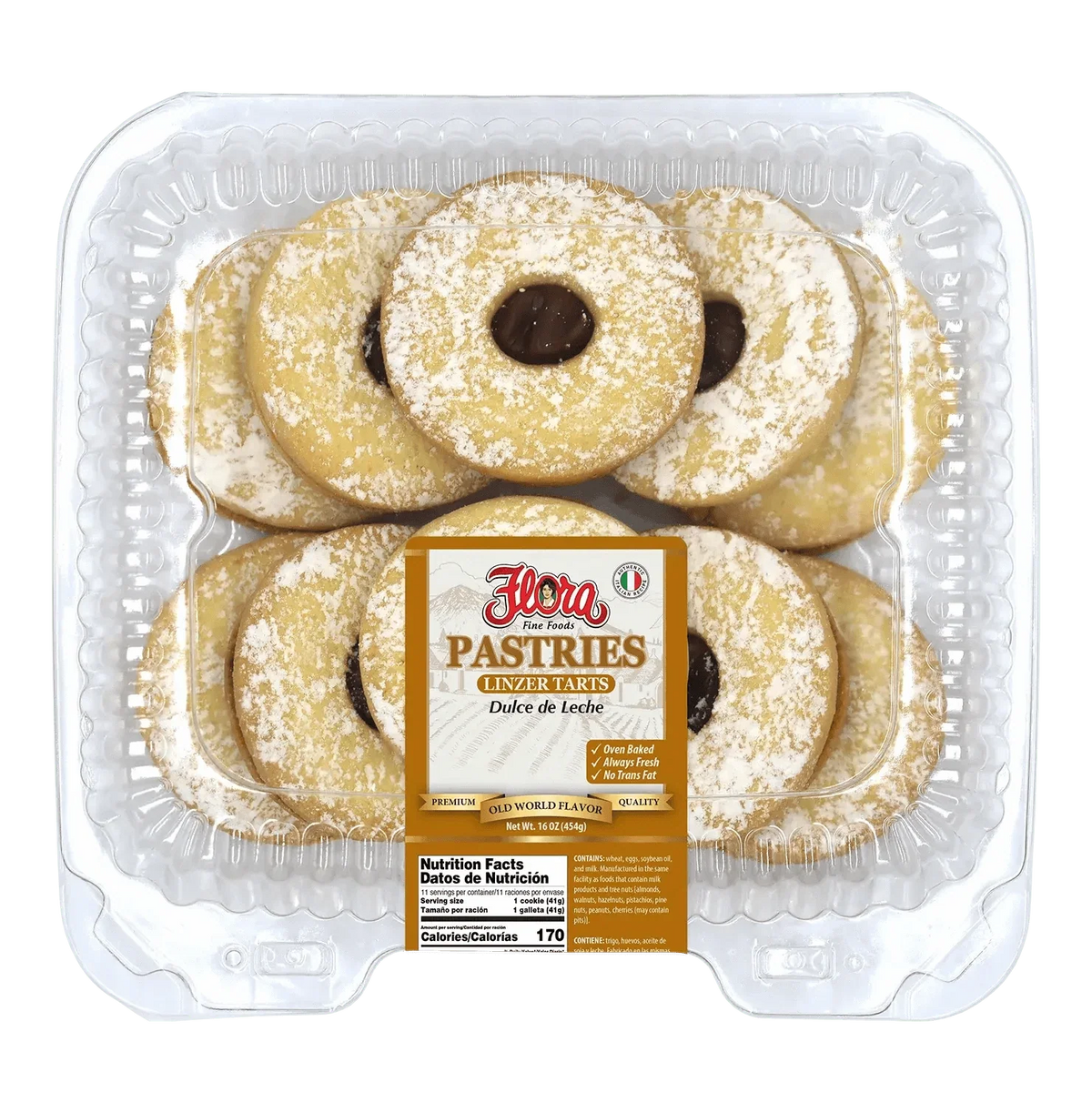 Linzer Tarts - Dulce de Leche - 16 oz