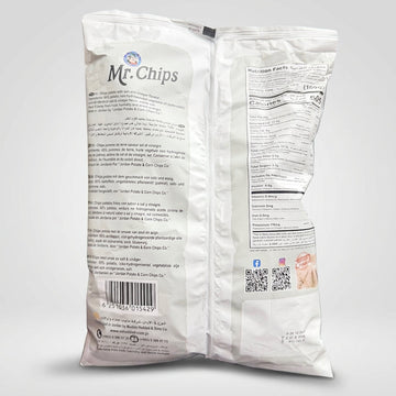 Mr. Chips Salt & Vinegar Potato Chips 100g - Authentic Middle Eastern Snack