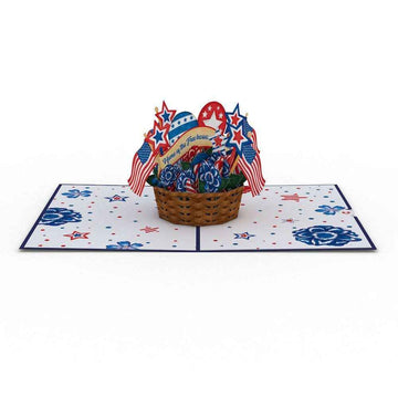 Americana Basket 5''x7'' Card