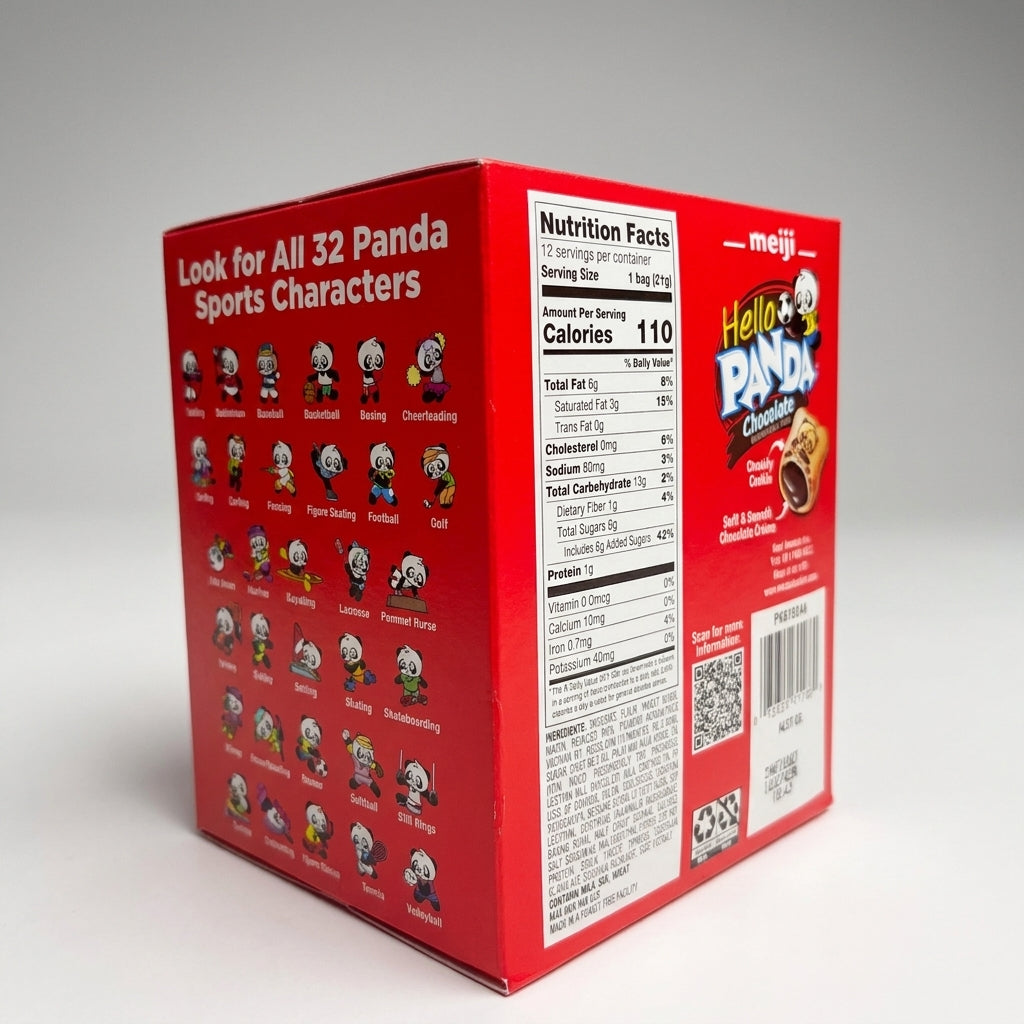 Meiji Hello Panda Chocolate 9 oz (12 Bags) - Bite Size Cookies