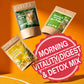 FreshDrinkUS Morning Vitality Digest & Detox Mix, Fennel, Ginger & Lemongrass Herbal Tea Bags Bundle, 100% Natural & Pure Seeds and Leaves, No Sugar, No Caffeine, No Gluten, Vegan, Biodegradable Tea Bags, Hand-Made Process – Herbal Beverage