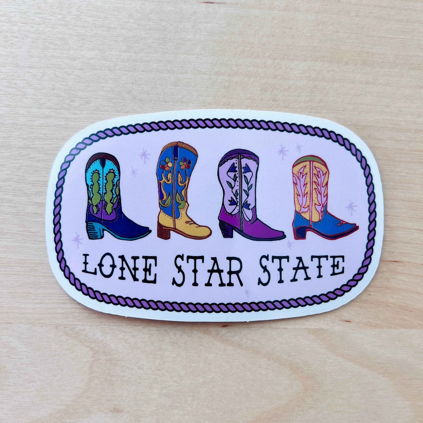 Texas Stickers Waterproof