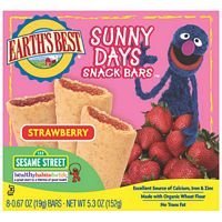 Earth'S Best Organic Sunny Days Snack Bars, Strawberry, 5.3-Ounce Boxes (Pack Of 6) ( Value Bulk Mul