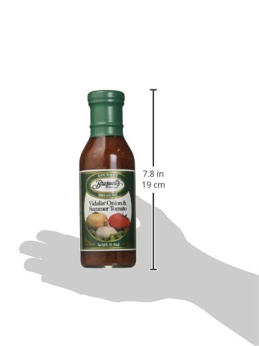 Braswells Vidalia Onion Tomato Dressing, Small-Batch, 12 Fl Oz (Pack of 6), Made in USA, Since 1946