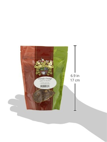 English Tea Store Loose Leaf Rooibos Tea - Florida Orange, Caffeine Free - 4 Ounce
