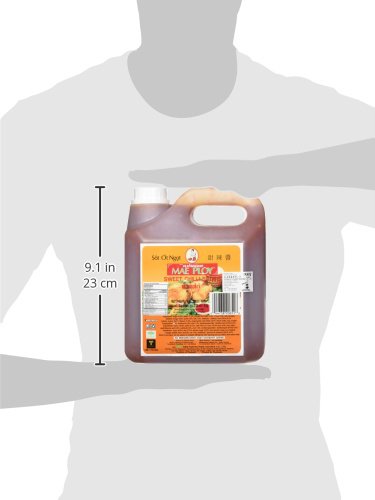 Mae Ploy Thai Sweet Chilli Sauce (8.8 Pounds Total 108oz) Huge Jug Versatile Dipping Sauce