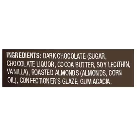 Nice! Dark Chocolate Covered Almonds Snack, 5oz Bag, Full Size Treat
